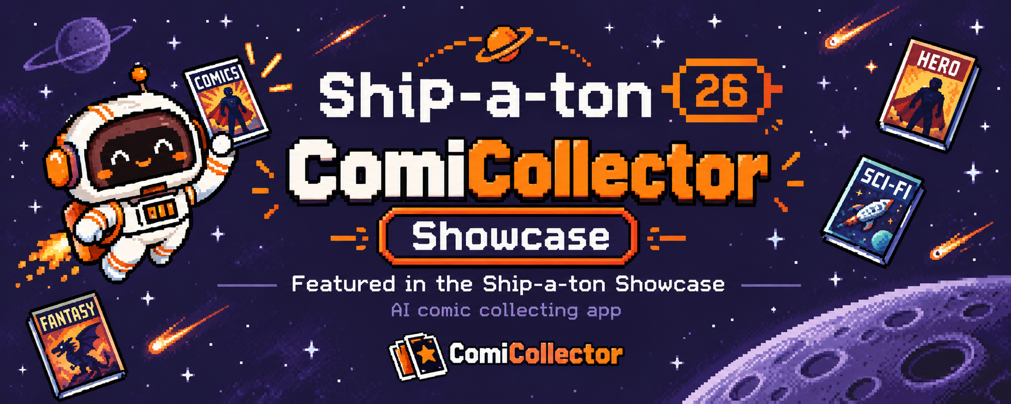 ComiCollector featured in the RevenueCat Shipaton 2026 Showcase